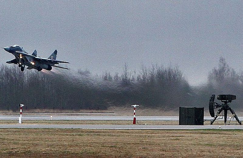 
Polijas iznīcinātājs “Mig-29”.
