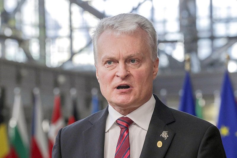 
Lietuvas prezidents Gitans Nausēda.
