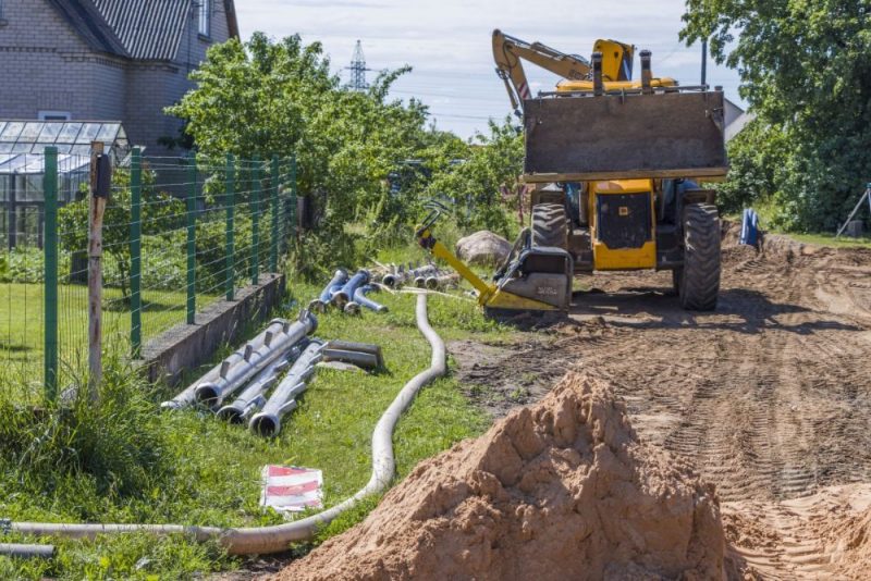 
Строительство водопровода на Юдовке, лето 2021 года

