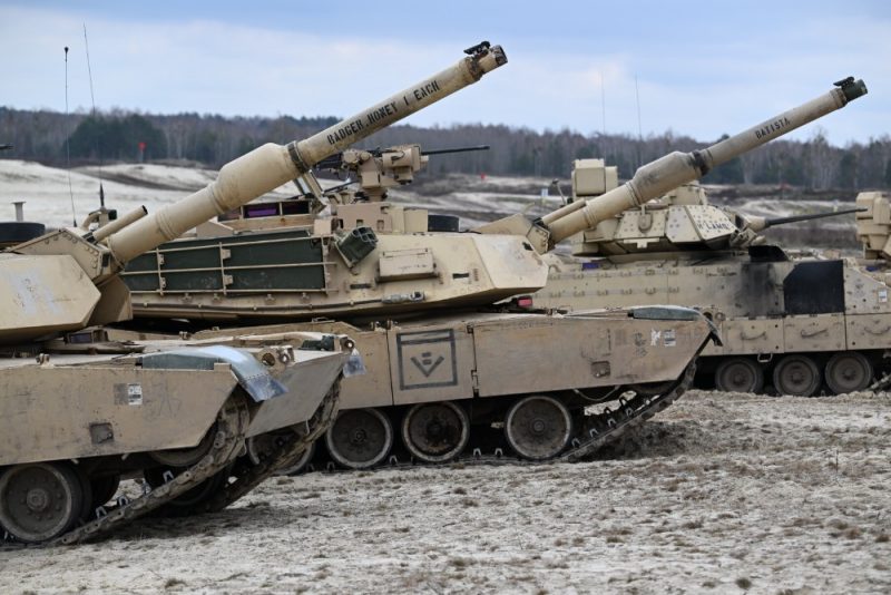 
Tanks “Abrams”. Ilustratīvs attēls.
