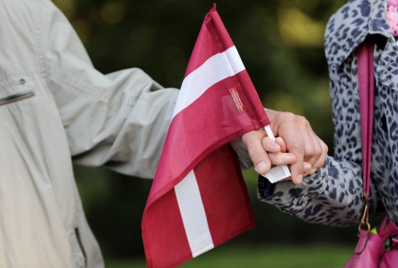
Latvijas Rebublikas karogs.
