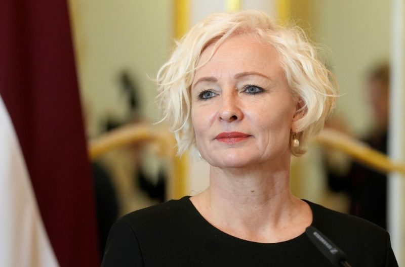 
Saeimas priekšsēdētāja Daiga Mieriņa.
