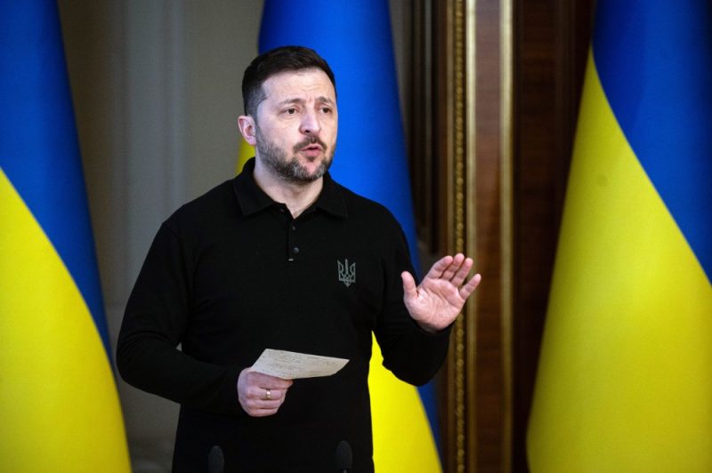 
Ukrainas prezidents Volodimirs Zelenskis.
