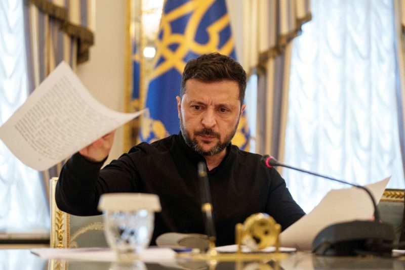 
Ukrainas prezidents Volodimirs Zelenskis.
